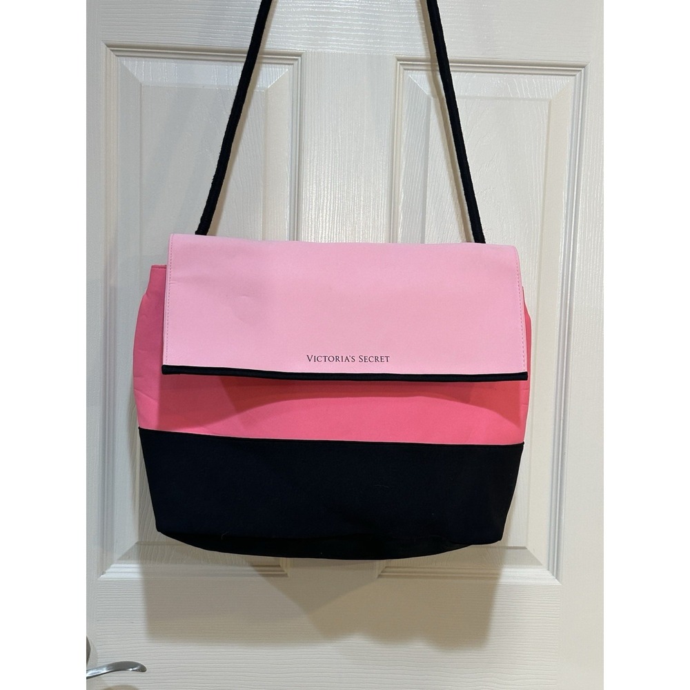 victoria secret Pink Black Cooler Bag Insulated